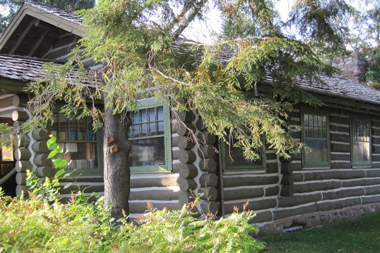 It’s spring at The Forest Lodge Library in Cable, Wisconsin.